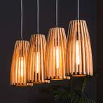 *WOONWINKEL* Sfeervolle Hanglamp Mangohout, Huis en Inrichting, Lampen | Hanglampen, Nieuw, Verzenden