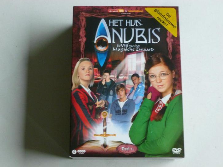 Het Huis Anubis - De Vijf van het Magische Zwaard (4 DVD), Cd's en Dvd's, Dvd's | Kinderen en Jeugd, Zo goed als nieuw, Verzenden