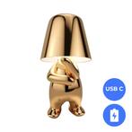 Oplaadbare LED Tafellamp - Denker - Dimbaar - USB-, Ophalen of Verzenden, Nieuw