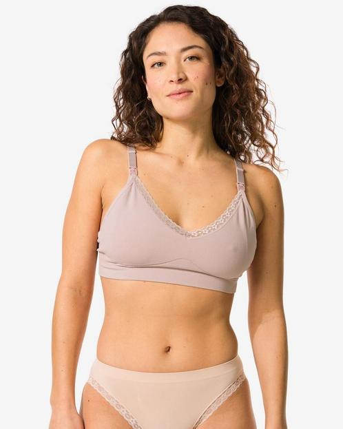 HEMA Voedingsbh naadloos micro beige, Kleding | Dames, Ondergoed en Lingerie, Verzenden