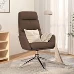vidaXL Relaxstoel stof taupe, Huis en Inrichting, Verzenden, Nieuw
