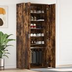 vidaXL Schoenenkast Gerookt Eikenhout 80x39x180 cm, Verzenden, Nieuw