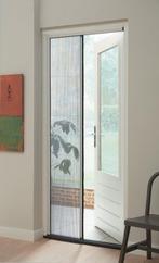 2dekans | Bruynzeel Plissehor deur s500 100x209 grijs, Doe-het-zelf en Verbouw, Deuren en Horren, Ophalen of Verzenden, Zo goed als nieuw