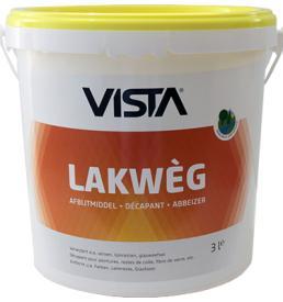 Vista Lakweg Afbijtmiddel 3 liter V-08015, Doe-het-zelf en Verbouw, Schildersmaterialen, Nieuw, Ophalen of Verzenden