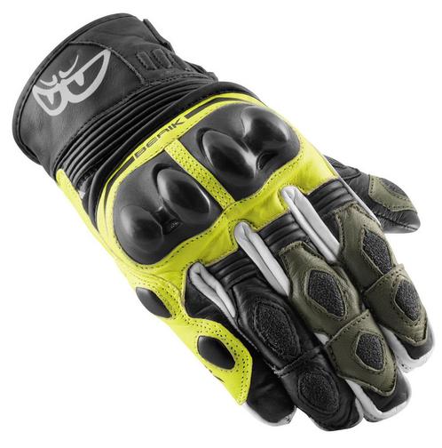 Berik Nador Zwart Neon Geel Groen Handschoenen, Motoren, Kleding | Motorkleding, Heren, Nieuw met kaartje, Handschoenen, Verzenden