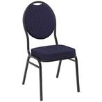 Stapelbare stackchair stoel blauw, Ophalen of Verzenden, Nieuw zonder verpakking