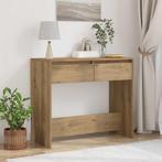 vidaXL Wandtafel 89x41x76,5 cm bewerkt hout artisanaal, Huis en Inrichting, Tafels | Bijzettafels, Verzenden, Nieuw