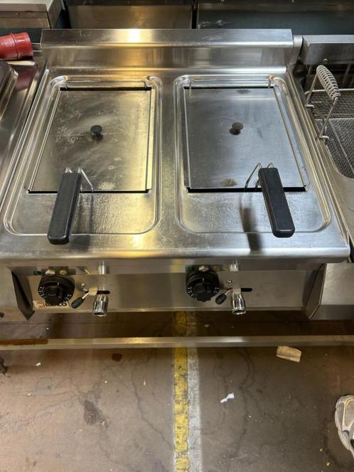 Occasion dubbel friteuse, Zakelijke goederen, Horeca | Keukenapparatuur, Gebruikt, Ophalen