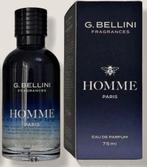 G. Bellini Fragrances - Homme Paris - Eau de parfum - 75 ml., Sieraden, Tassen en Uiterlijk, Uiterlijk | Parfum, Verzenden, Nieuw