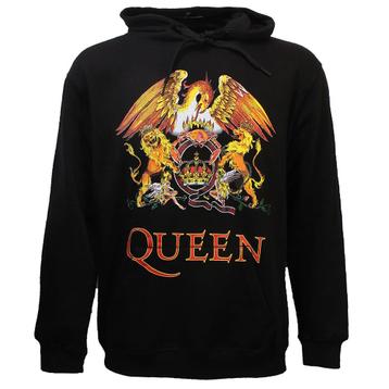 Queen Classic Crest Logo Hoodie Sweater Trui Zwart -