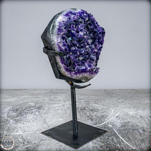 Zeldzame Natuurlijke Suikerglazuurde Amethist op, Verzamelen, Mineralen en Fossielen