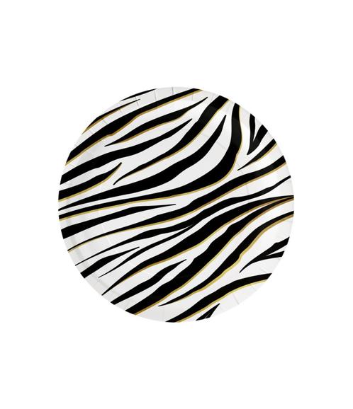 Plates Zebra, Hobby en Vrije tijd, Feestartikelen, Nieuw, Verzenden