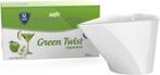 SAFE MASSAGE CANDLE GREEN TWIST KAARS DOOSJE 100 GRAM, Diversen, Verzenden, Nieuw