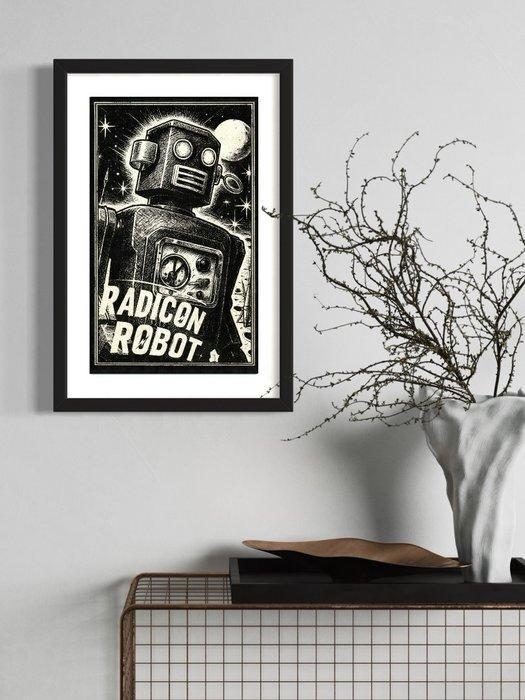 Æ2381 - Radicon Robot Æ’s Japanse blikken robots — Beperkte, Antiek en Kunst, Antiek | Speelgoed