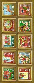 10 x Kerst/Decemberzegels postfris, 9 euro, Ophalen of Verzenden, Na 1940, Postfris