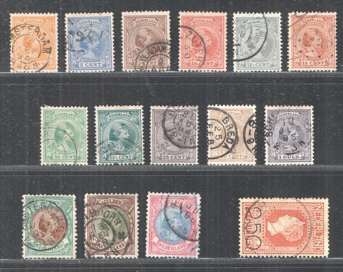 Nederland 1891/1920 - Koningin Wilhelmina Hangend Haar -, Postzegels en Munten, Postzegels | Nederland