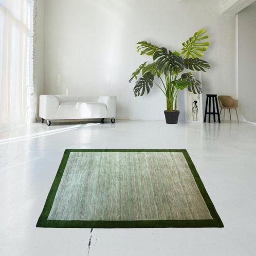 Zacht groen Gabbeh - Vloerkleed - 176 cm - 123 cm -, Huis en Inrichting, Stoffering | Tapijten en Kleden