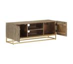 Tv-meubel 110cm Mangohout | Tweedekansje | Limited Stock, Huis en Inrichting, Kasten | Televisiemeubels, 100 tot 150 cm, Nieuw