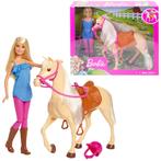 Barbie Paard En Pop (Barbie Poppen, Poppen, Binnenspeelgoed), Kinderen en Baby's, Nieuw, Ophalen of Verzenden, Barbie