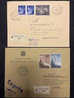 Vaticaanstad 1939/1953 - Verzekerde aangetekende brieven,, Postzegels en Munten, Gestempeld