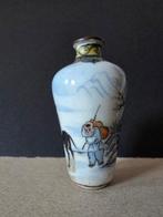 Canton - Snuiftabak-fles - Koper - Snuifflesje in emaille, Antiek en Kunst