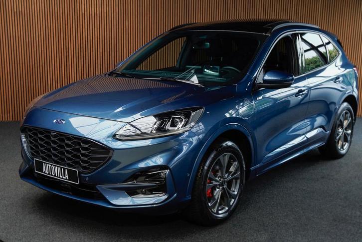 Zakelijke Lease |  Ford Kuga 2.5 PHEV ST-Line X, Auto's, Ford, Dealer onderhouden, Lease, Zwart, Automaat, SUV of Terreinwagen