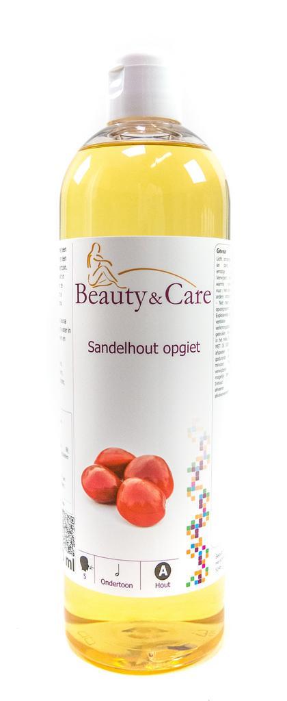 Beauty & Care Sandelhout sauna opgietmiddel 500 ml.  new, Sport en Fitness, Sauna, Fins of Traditioneel, Toebehoren, Nieuw, Ophalen of Verzenden