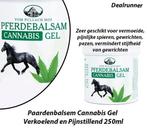 Paardenbalsem Cannabis Gel Verkoelend en Pijnstillend 250ml, Verzenden, Nieuw, Bodylotion, Crème of Olie
