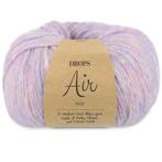 DROPS Air Mix - 15 paarse mist - Wol Garen, Hobby en Vrije tijd, Breien en Haken, Ophalen of Verzenden, Nieuw
