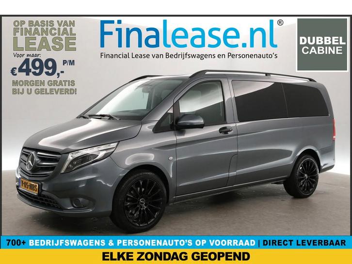 Mercedes-Benz Vito 116 CDI Lang 164PK DC Automaat Airco Cam, Auto's, Bestelauto's, Lease, Automaat, Diesel, Mercedes-Benz, Zilver of Grijs