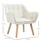 TRUUSK Enkele Relaxstoel Stoel Met Fluweelachtige Uitstralin, Huis en Inrichting, Stoelen, Verzenden, Nieuw