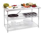 Bartscher Werktafel met RVS werkblad | 130 x 70 x 90 cm, Zakelijke goederen, Horeca | Meubilair en Inrichting, Verzenden, Nieuw in verpakking