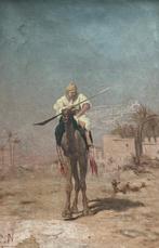Oostenrijkse school (XIX) - Cavaliere su dromedario