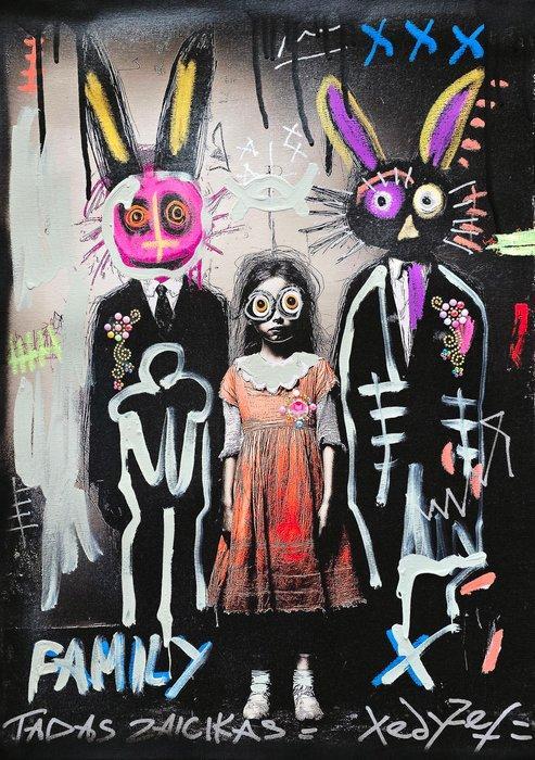 TedyZet - Family of Shadows #2, Antiek en Kunst, Kunst | Schilderijen | Modern