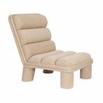 *WOONWINKEL* Dutchbone Fern Design Fauteuil Beige Boucle Sto, Huis en Inrichting, Fauteuils, Verzenden, Nieuw, Stof
