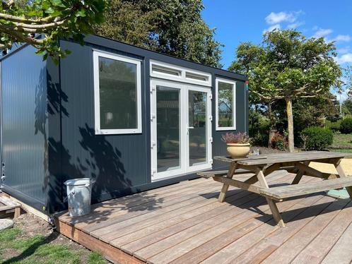 Modern kantoor voor in de tuin - unit met glazen wand, Doe-het-zelf en Verbouw, Containers