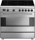 Smeg BG91IX2 inductie fornuis - roestvrijstaal, Witgoed en Apparatuur, Fornuizen, Verzenden, 60 cm of meer, Nieuw, Energieklasse A of zuiniger