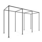 Steigerbuis Pergola Pula | Aluminium Zwart 42.4 mm | Staand, Tuin en Terras, Overkappingen, Ophalen of Verzenden, Nieuw