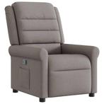 Verstelbare Relaxfauteuil Taupe: OP=OP, wees er snel bij!, Huis en Inrichting, Fauteuils, Ophalen of Verzenden, Nieuw, 100 tot 125 cm