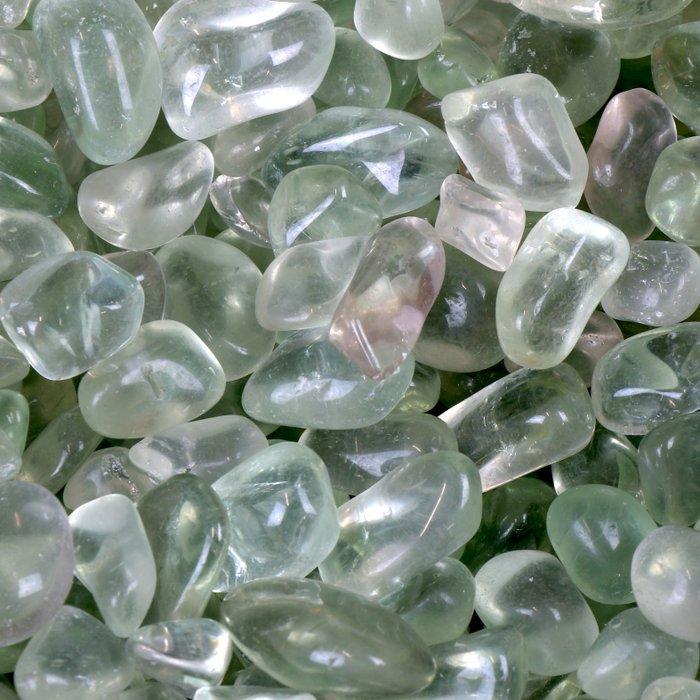 Laatste partij! - Green Amethyst - Geslepen stenen - XL, Verzamelen, Mineralen en Fossielen