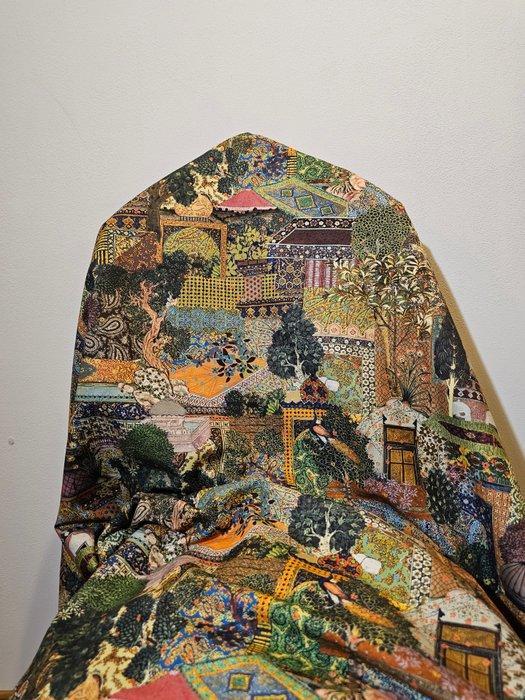 Zwaar katoen met exclusieve gekamde afwerking - Giardino, Antiek en Kunst, Antiek | Kleden en Textiel