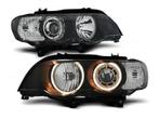 Angel Eyes koplampen Black geschikt voor BMW X5 E53, Auto-onderdelen, Verlichting, Verzenden, Nieuw, BMW