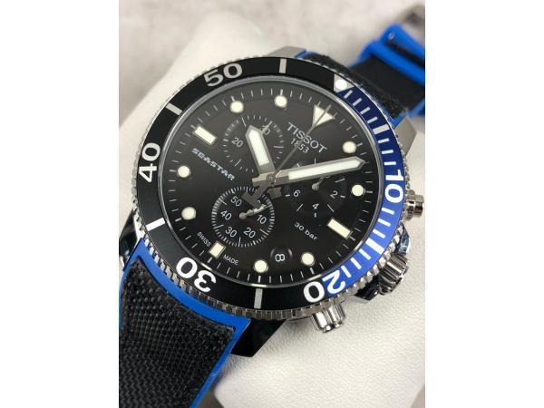 Veiling - Tissot Seastar 1000 Chronograph T120.417.17.051.03, Sieraden, Tassen en Uiterlijk, Horloges | Heren