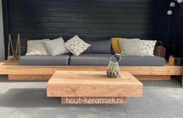 zwevende bank tuinbank hout douglas beschikbaar voor biedingen
