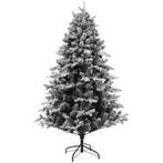 Kunstkerstboom 180 Cm LED-verlichting Sneeuw Vlamvertragend, Verzenden, Nieuw