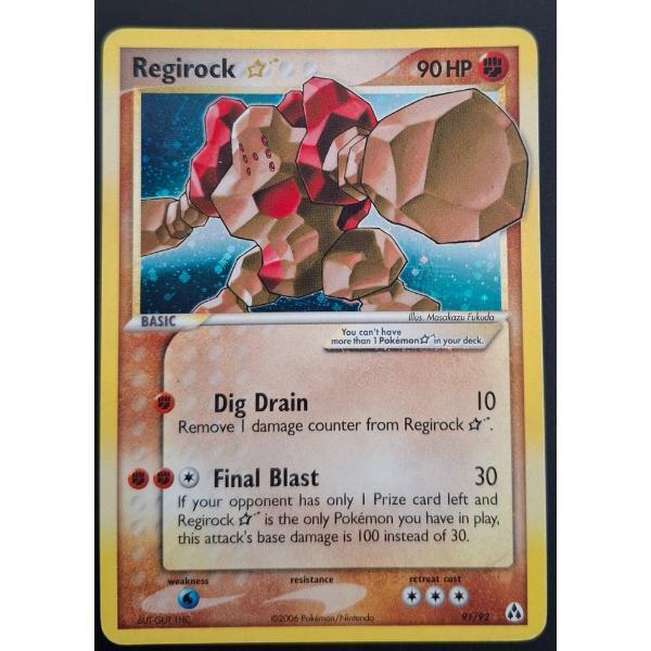 Regirock Gold Star (LM 91), Hobby en Vrije tijd, Verzamelkaartspellen | Pokémon, Nieuw, Ophalen of Verzenden