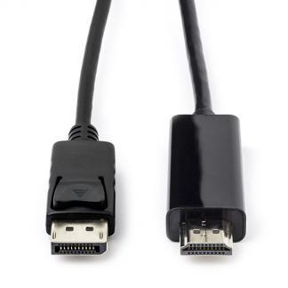 DisplayPort naar HDMI kabel | Valueline | 1 meter (Full HD), Audio, Tv en Foto, Audiokabels en Televisiekabels, Nieuw, Verzenden