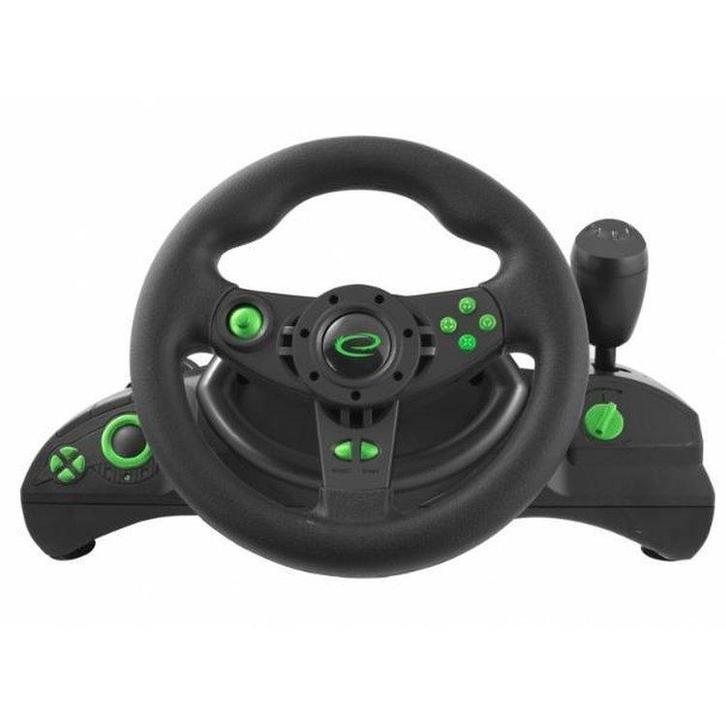 Esperanza EGW102 Gaming Controller Steering wheel, Spelcomputers en Games, Games | Pc, Verzenden