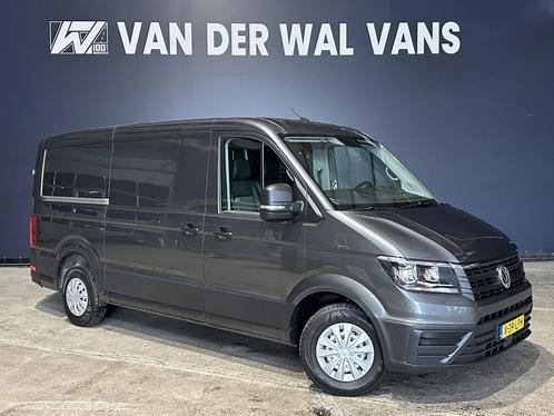 Volkswagen Crafter 2.0 TDI 177pk L3H2 L2H1 Euro6 Airco | Cam, Auto's, Bestelauto's, Dealer onderhouden, Lease, Zwart, Handgeschakeld