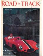1956 ROAD AND TRACK MAGAZINE DECEMBER ENGELS, Nieuw, Author